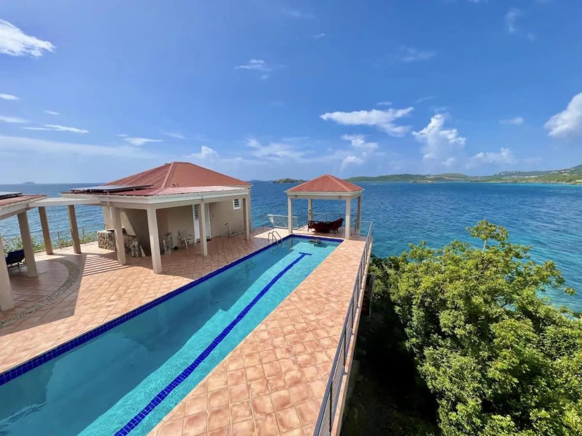 Cottage At Oceanfront Villa With Pool East End  Экстерьер фото