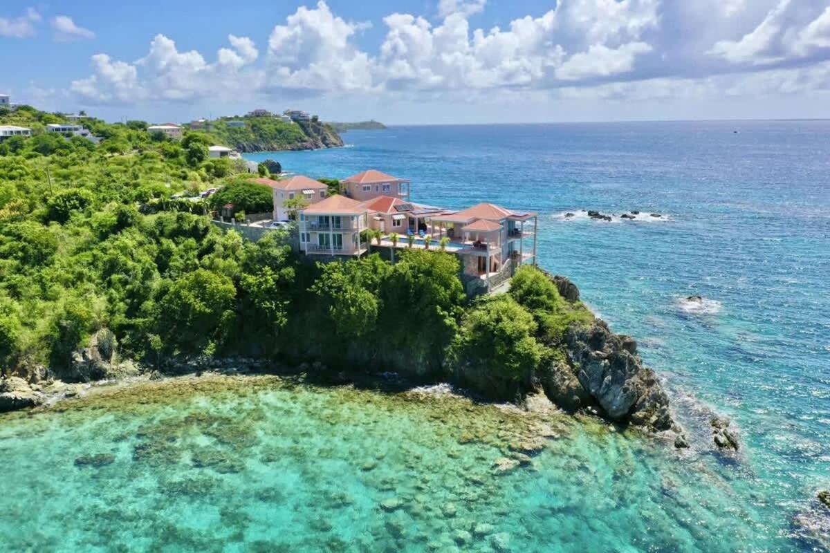Cottage At Oceanfront Villa With Pool East End  Экстерьер фото